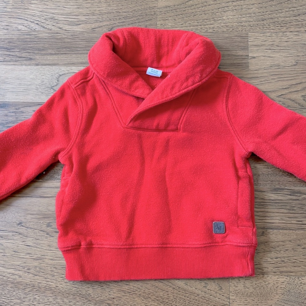 Janie and Jack sweater with patches on the elbow